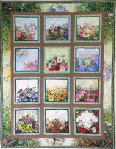 flower calendar | Quilt Watercolor